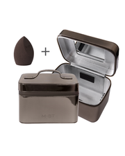 M•BT Vanity Case with a beauty sponge
